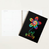 Peace Courage Liebe Hope Frogs Hippie Planer (Anzeige)