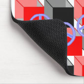 Peace Cubes Mousepad (Ecke)