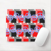 Peace Cubes Mousepad (Mit Mouse)