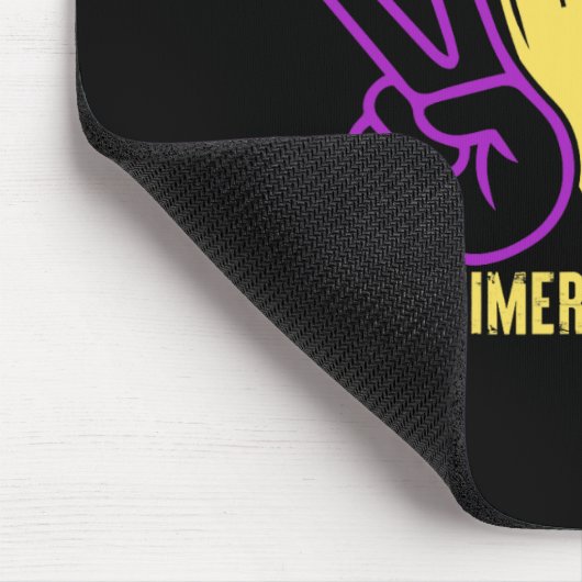 "Peace Cure Liebe Heimerheimer" Mousepad (Ecke)