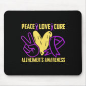 "Peace Cure Liebe Heimerheimer" Mousepad (Vorne)