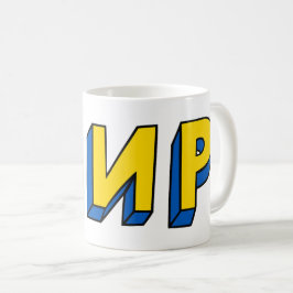 Peace Cyrillic Kaffeetasse