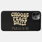 Peace Daily Case - Calm Tech Vibe (Rückseite (Horizontal))