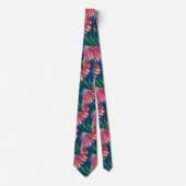 Peace Daisy Blume Florals Blume Krawatte (Vorderseite)