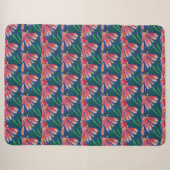 Peace Daisy Blume Florals Blume Sherpadecke (Vorderseite (Horizontal))
