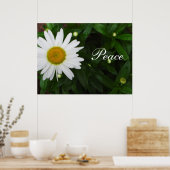 Peace Daisy Print Poster (Küche)