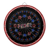 Peace Dart Board Dartscheibe (vorne)