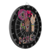 Peace Dart Board Dartscheibe (Vorderseite Links)