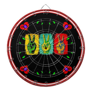 Peace Dart Board Dartscheibe