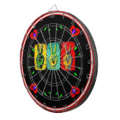 Peace Dart Board Dartscheibe (Vorderseite rechts)