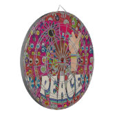 Peace Dart Board Dartscheibe (Vorderseite Links)