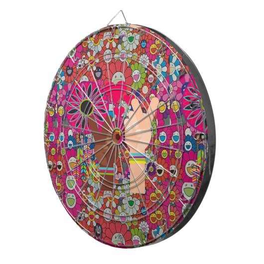 Peace Dart Board Dartscheibe (Vorderseite rechts)