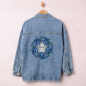 Peace Denim Jacket mit Blue Wreathe Jeansjacke (Hangar)
