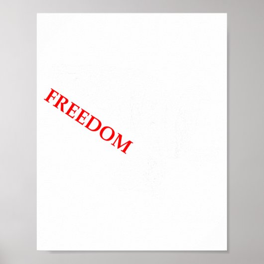 Peace Dom White Dove Says Dom Usa Red Dom Saying Poster (Vorne)