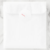 Peace Dom White Dove Says Dom Usa Red Dom Saying Runder Aufkleber (Tasche)