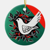 Peace Dood ح م م ل ة ا Keramik Ornament (Vorne)