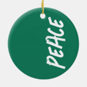 Peace Dood ح م م ل ة ا Keramik Ornament (Hinten)