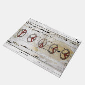 Peace Doormat Fußmatte (Schrägansicht)
