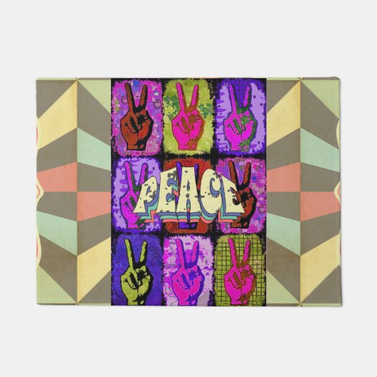 Peace Doormat Fußmatte (Vorderseite)