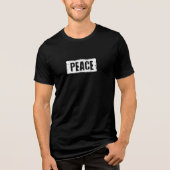Peace Double Sided  Tri-Blend Shirt (Vorderseite)