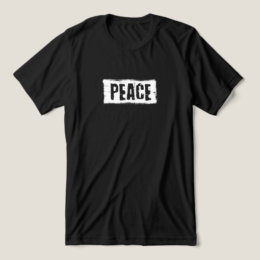 Peace Double Sided  Tri-Blend Shirt (Design Vorderseite)