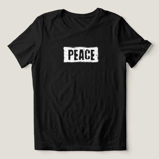 Peace Double Sided  Tri-Blend Shirt (Design Vorderseite)