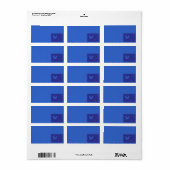 Peace Dove Address Label Adressaufkleber (Vorne)