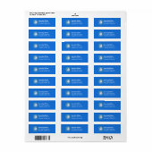 Peace Dove Address Labels - Powered by Inner Peace (Vorne)