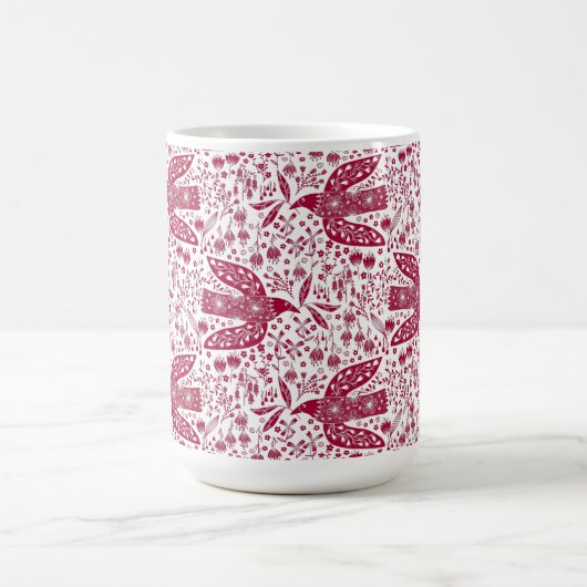 Peace Dove Bird Kaffeetasse (Mittel)