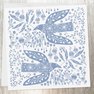 Peace Dove Blue Bird Dankeskarte