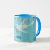 Peace Dove Blue Tasse (VorderseiteRechts)