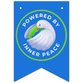 Peace Dove Bunt - Powered by Inner Peace Wimpelkette (Dritte Fahne)