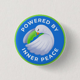 Peace Dove Button mit innerer Ruhe