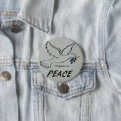 Peace Dove Button with scripture (Beispiel)