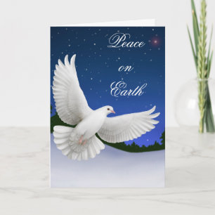 Peace Dove Card Feiertagskarte