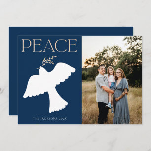 Peace Dove Christmas Design Feiertagskarte