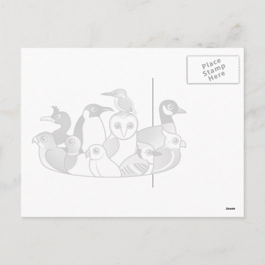 Peace Dove Christmas Feiertagspostkarte (Rückseite)