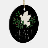 Peace Dove Christmas Holiday Ornament (Rechts)
