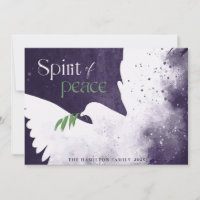 Peace Dove Deep Lila