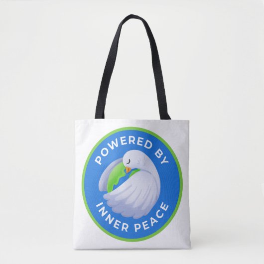 Peace Dove Doppelsiedrige SchulterTasche Tasche (Vorderseite)