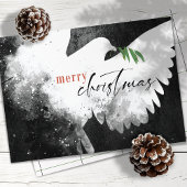Peace Dove Frohe Weihnachten Schwarz-weiß Red