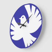 PEACE DOVE GROßE WANDUHR (Winkel)