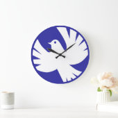 PEACE DOVE GROßE WANDUHR (Zuhause)