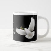 Peace Dove Inspiration Jumbo-Tasse (Rechts)