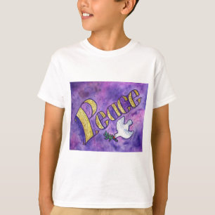 Peace Dove Inspiration Word Art T - Shirt