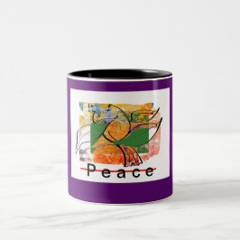 Peace Dove Kaffee Tasse teilt Hoffnung