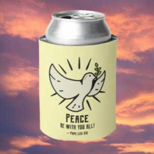 Peace Dove kann sich kühlen - "Friede sei mit euch Dosenkühler