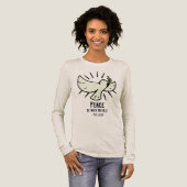 Peace Dove Long Sleeve Shirt (Volle Vorderseite)