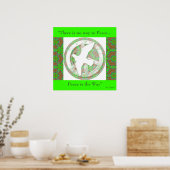 Peace Dove - Mandala Poster - mit Zitat.1 (Küche)