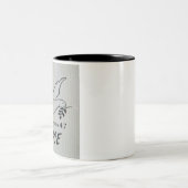 Peace Dove Mug with Scripture Zweifarbige Tasse (Mittel)
